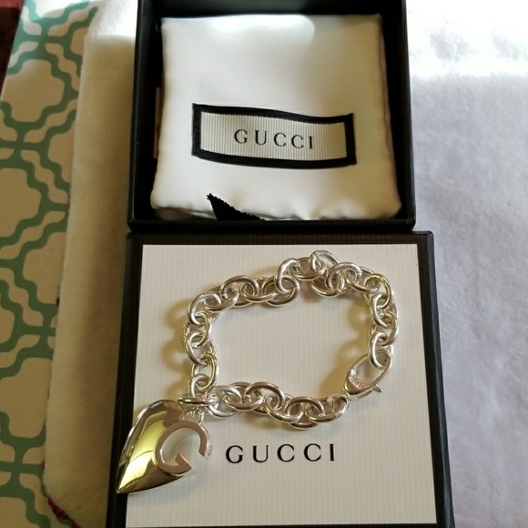 Authentic Gucci Bracelet Solid Sterling Silver New - Picture 8 of 8